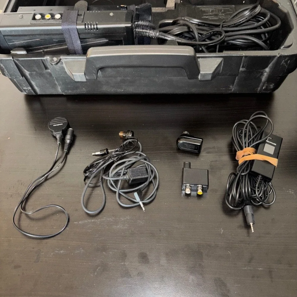 Panasonic AG-400 S-VHS Reporter Camcorder Vintage Digital CCD Camera Tested READ